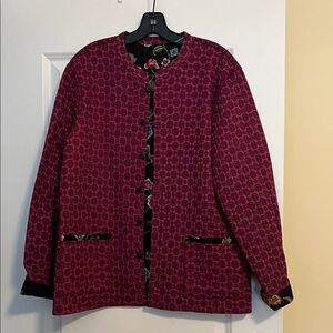 Chic Women's Reversible Patterned Blazer - Two for the Price of One